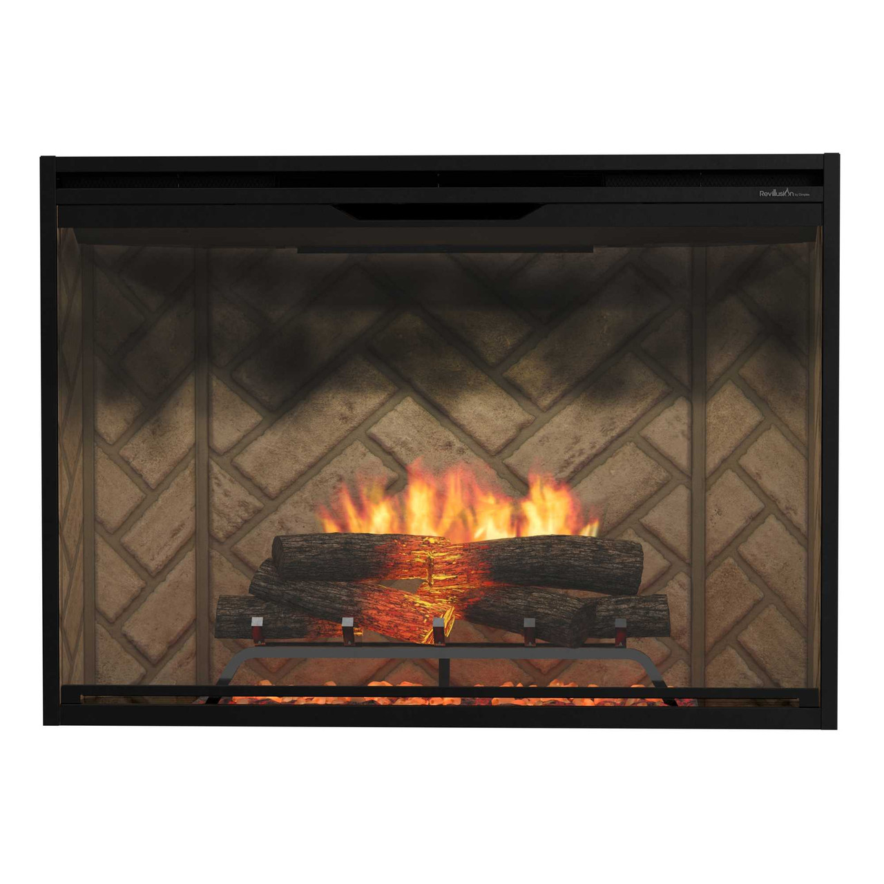 Dimplex Revillusion® 42" Built-In Electric Firebox - Herringbone - Available November REV42-HB