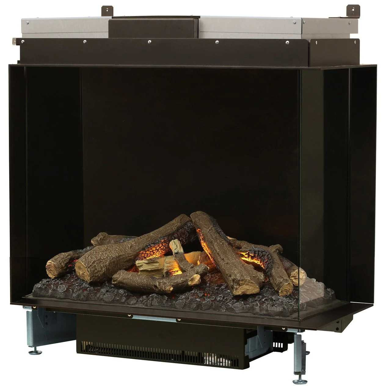 Faber e-MatriX Right-facing Built-in Water Vapor Electric Fireplace FEF3226L2R