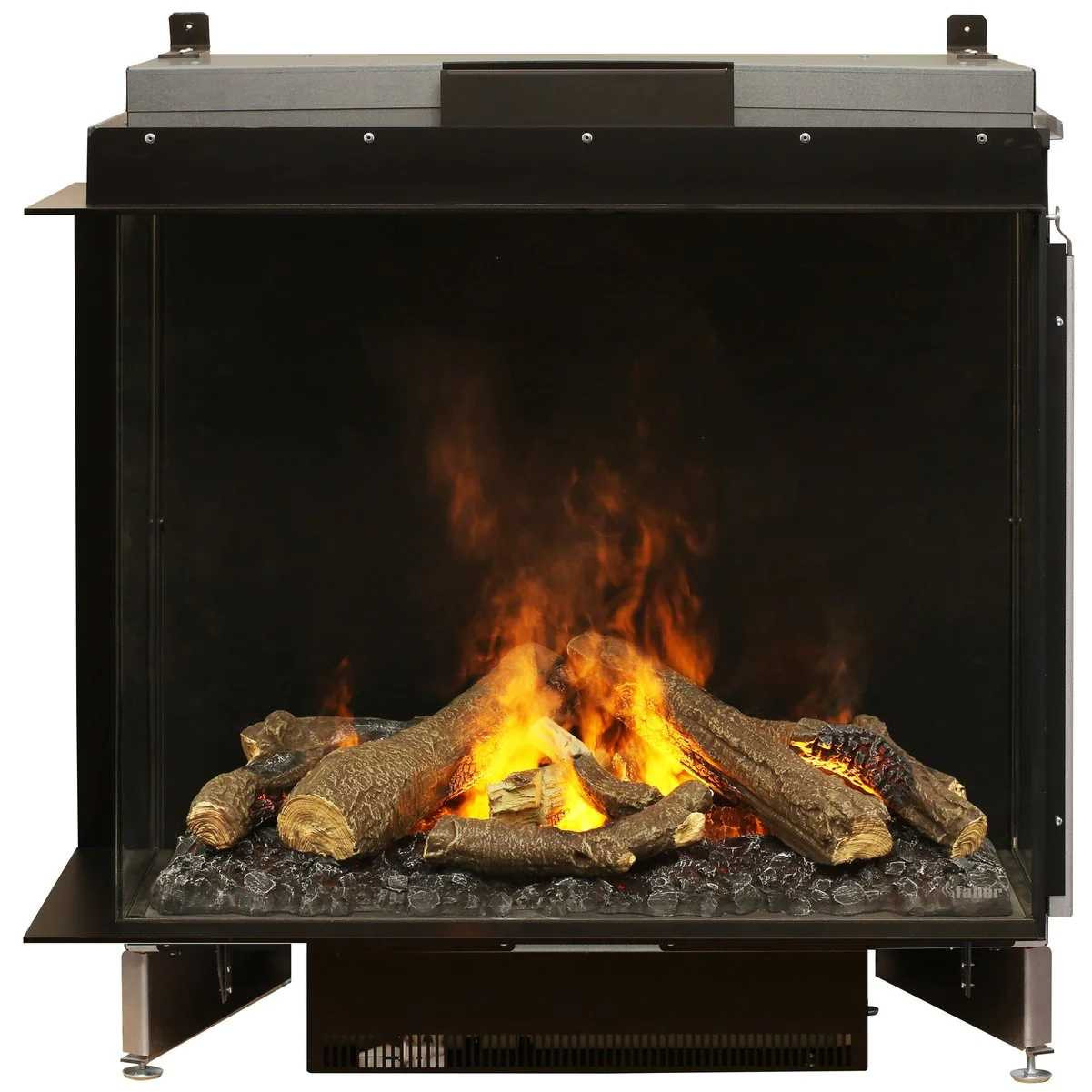 Faber e-MatriX Left-facing Built-in Water Vapor Electric Fireplace FEF3226L2L