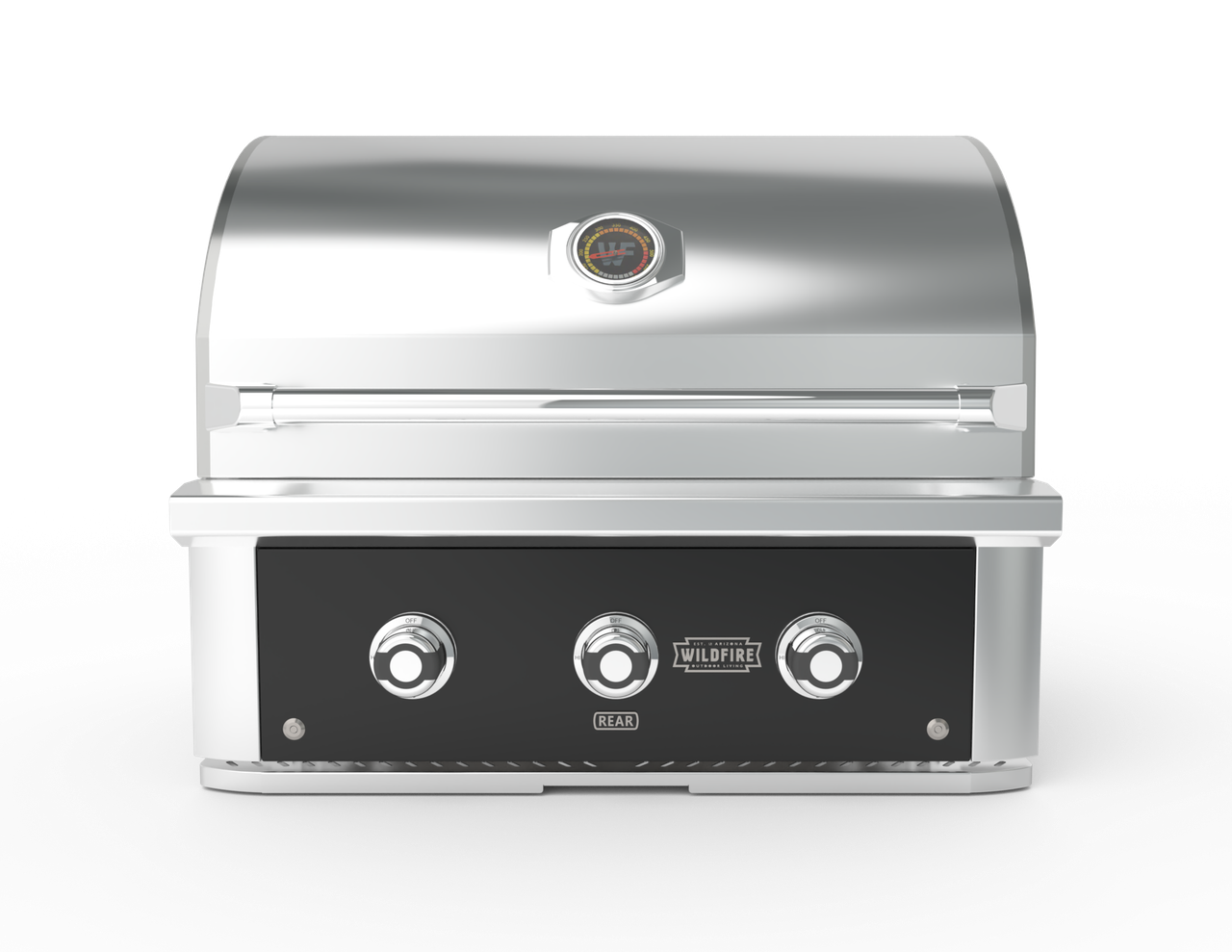 Wildfire Ranch Pro 30" Gas Grill 304 Black Stainless Steel Propane - WFPRO30G-BSS-LP