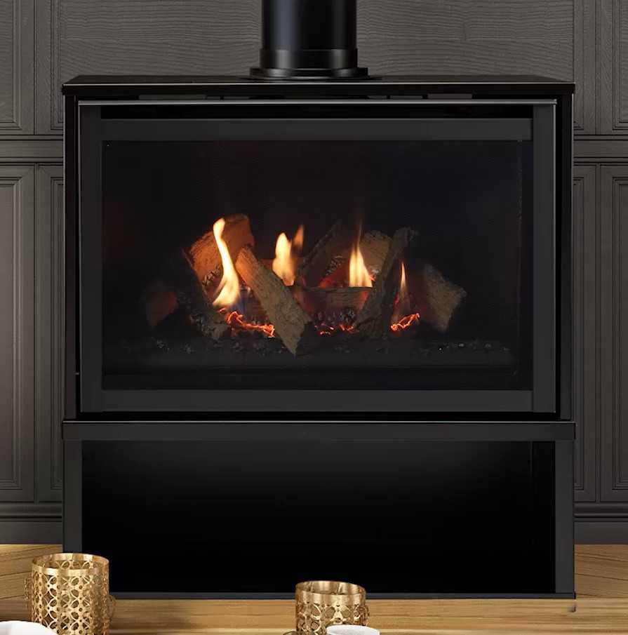 Majestic Products 30" Ruby Direct Vent Freestanding Gas Insert Fireplace RUBY30I