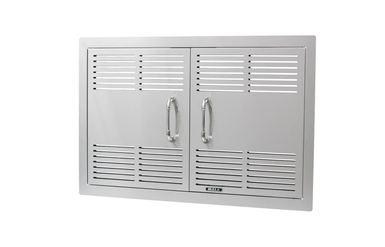 Bull 30" Dual Lined Vented Double Door w/ Reveal  45580