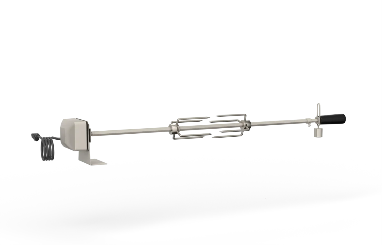 Bull Rotisserie 30" Kit (includes Rod, Forks, Counterbalance/Screw, Collar & Bracket)  46000
