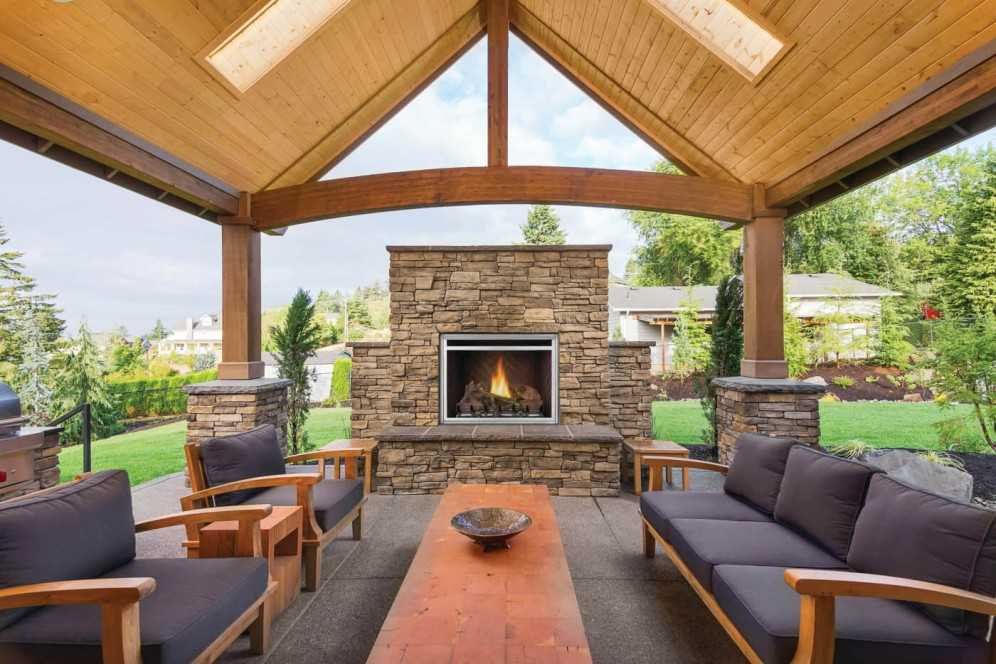 Napoleon 36" Riverside Outdoor Gas Fireplace GSS36CFNE