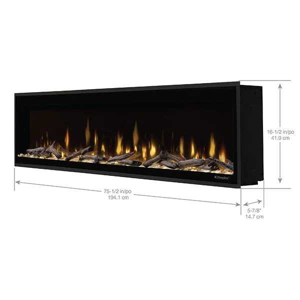 Dimplex Ignite Evolve 74" Built-In Linear Electric Fireplace 500002608