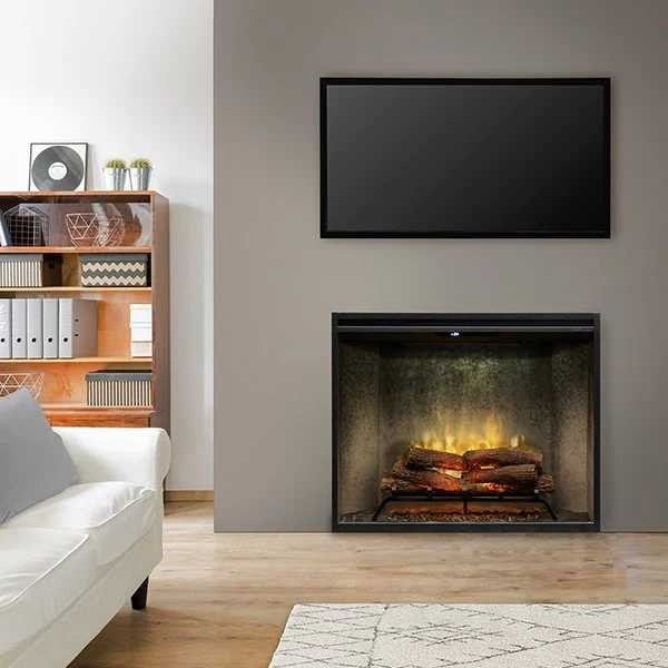 Dimplex 36 Revillusion Weathered Concrete Portrait Built-In Electric Insert 500002399