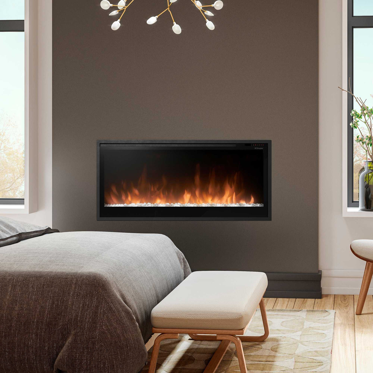 Dimplex 36" Multi-Fire SL Slim Built-in Linear Electric Fireplace PLF3614-XS