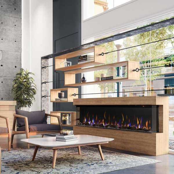 Dimplex lgniteXL Bold 88" Built-in Linear Electric Fireplace X-XLF8817-XD