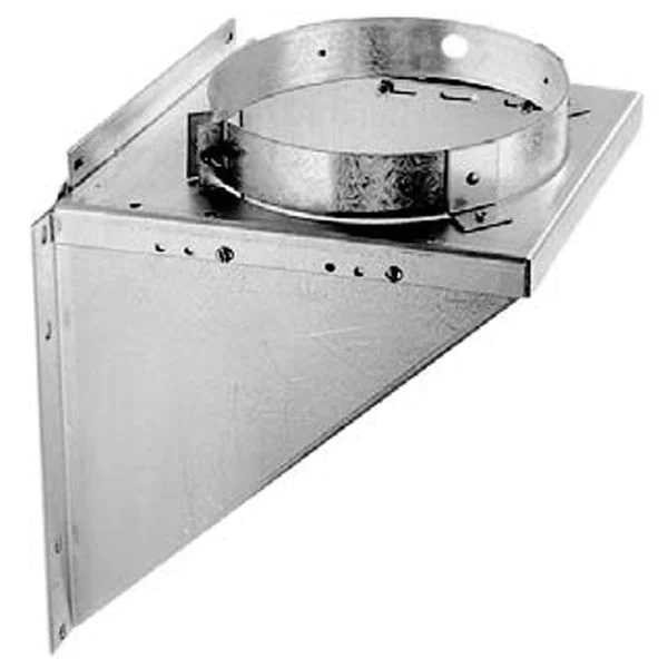 Duravent DuraTech 6" Diameter Galvanized Adjustable Tee Support Bracket 6DT-TSB