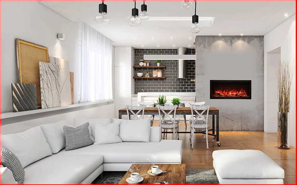 Amantii 100" Symmetry Xtra Tall Electric Fireplace SYM-100-XT