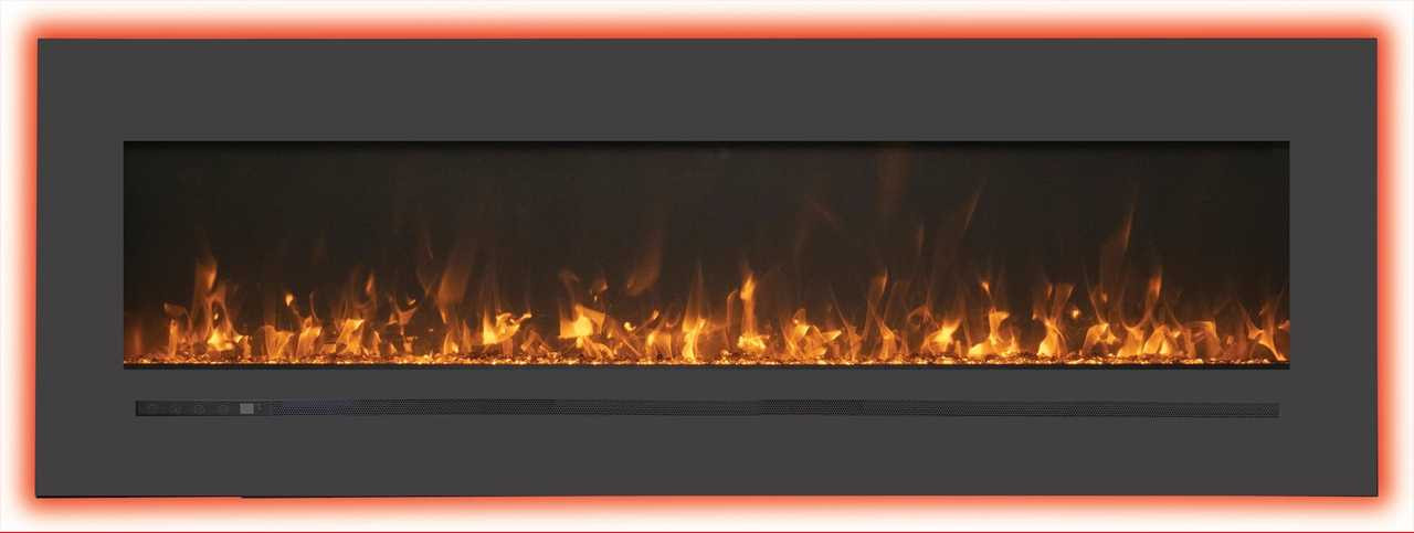 Amantii 72" Mount Electric Fireplace WM-FML-72-7823-STL