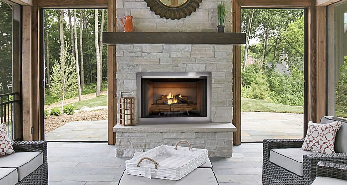 Majestic Products 36" Vesper Outdoor Gas Firebox VOFB36