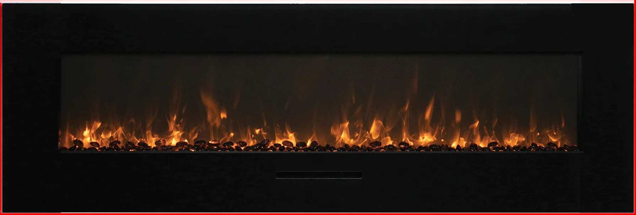 Amantii 50" Linear Electric Fireplace WM-FM-50-BG-3