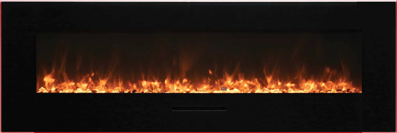 Amantii 50" Linear Electric Fireplace WM-FM-50-BG-3
