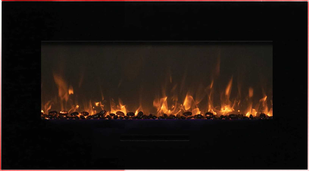 Amantii 26" Wall Mount/Flush Mount Electric Fireplace WM-FM-26-3623-BG