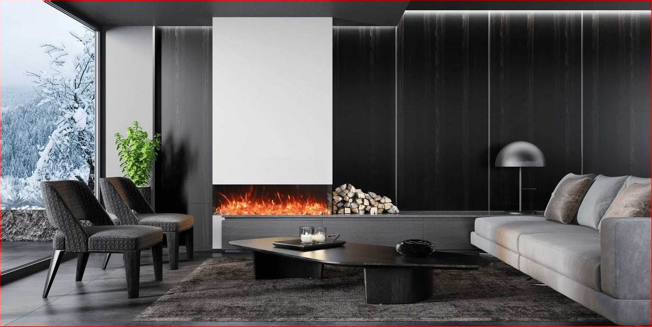Amantii 65" True View Bespoke Electric Fireplace TRV-65-BESPOKE