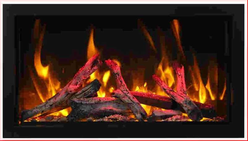 Amantii 40" Panorama Xtra Tall Electric Fireplace BI-40-DEEP-XT