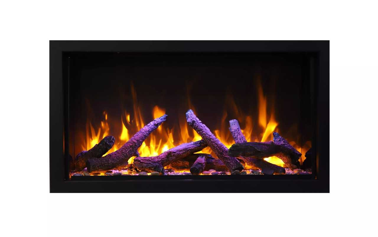 Amantii 40" Panorama Xtra Tall Electric Fireplace BI-40-DEEP-XT