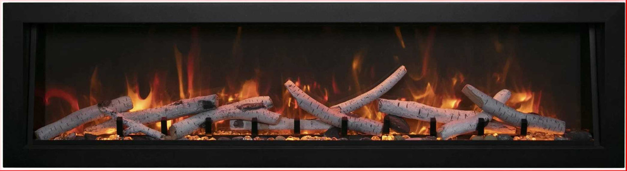 Amantii 40" Panorama Xtra Tall Electric Fireplace BI-40-DEEP-XT