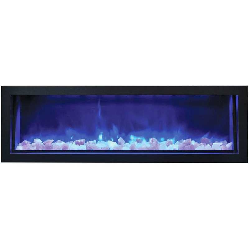Amantii 50" Panorama Slim Indoor/Outdoor Electric Fireplace BI-50-SLIM-OD