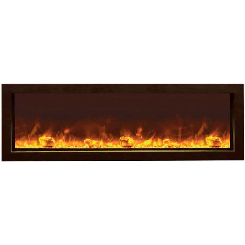 Amantii 50" Panorama Slim Indoor/Outdoor Electric Fireplace BI-50-SLIM-OD
