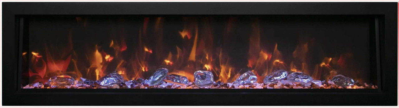 Amantii 72" Panorama Linear Electric Fireplace BI-72-DEEP-OD