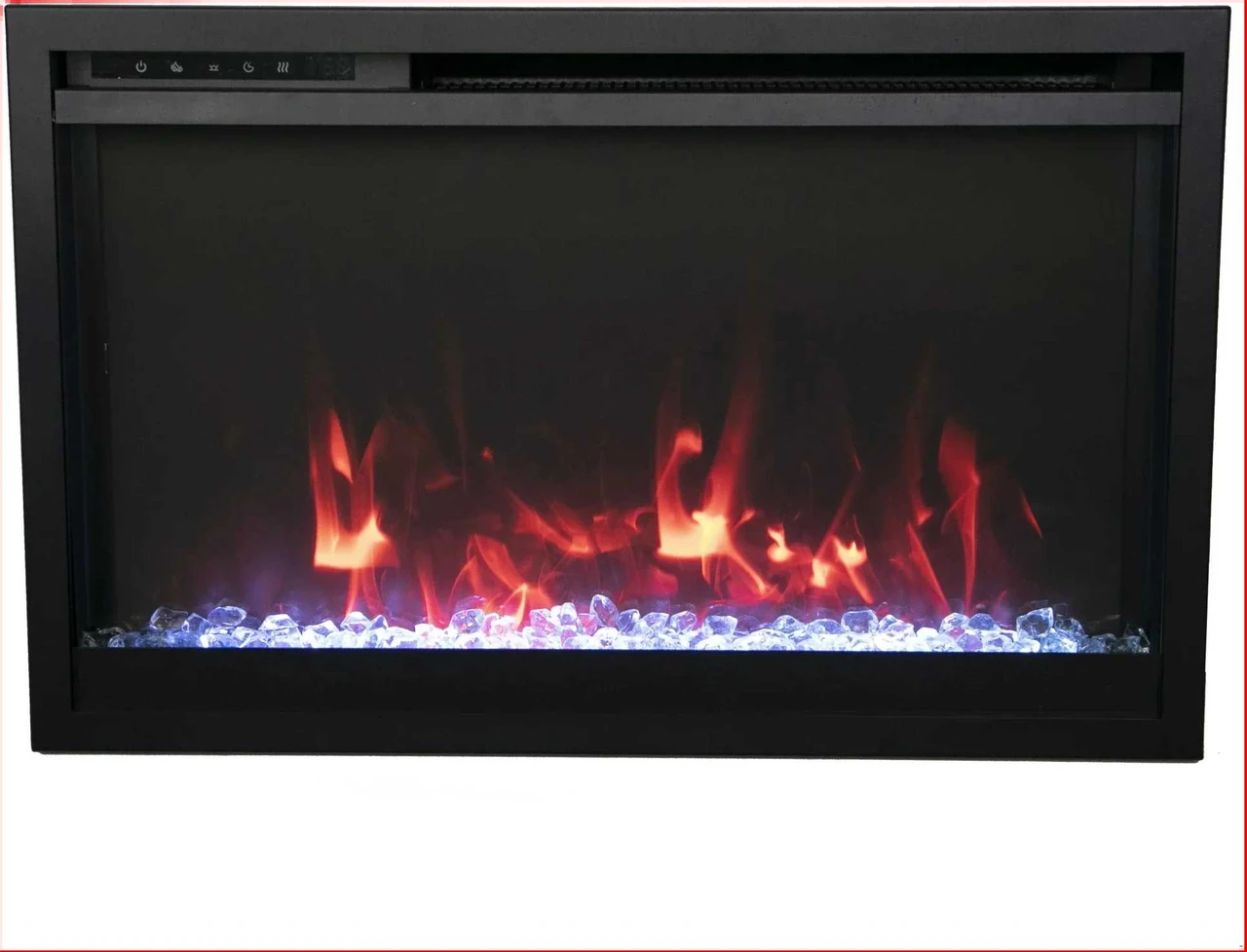 Amantii 26" Traditional Xtraslim Electric Fireplace TRD-26-XS