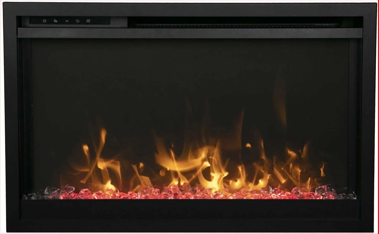 Amantii 26" Traditional Xtraslim Electric Fireplace TRD-26-XS