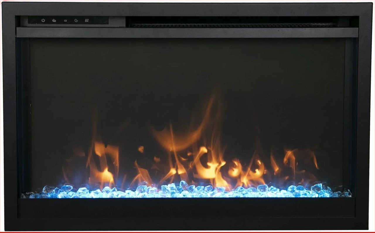 Amantii 26" Traditional Xtraslim Electric Fireplace TRD-26-XS