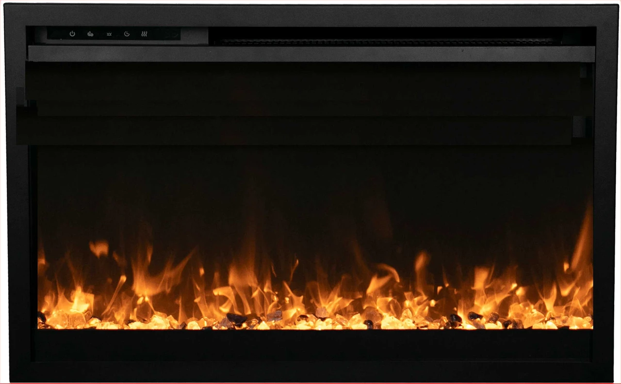 Amantii 26" Traditional Xtraslim Electric Fireplace TRD-26-XS