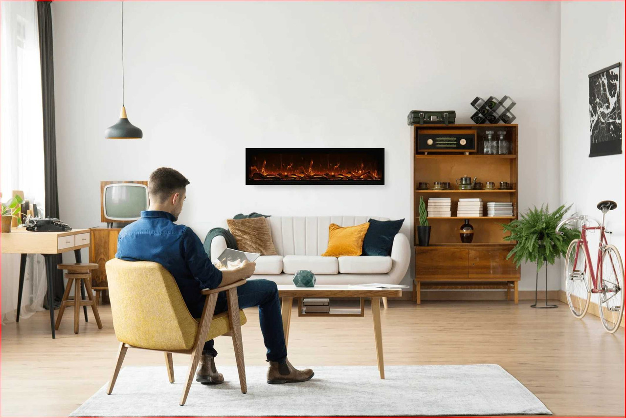 Amantii 50" Symmetry Xtra Tall Bespoke Electric Fireplace SYM-50-XT-BESPOKE
