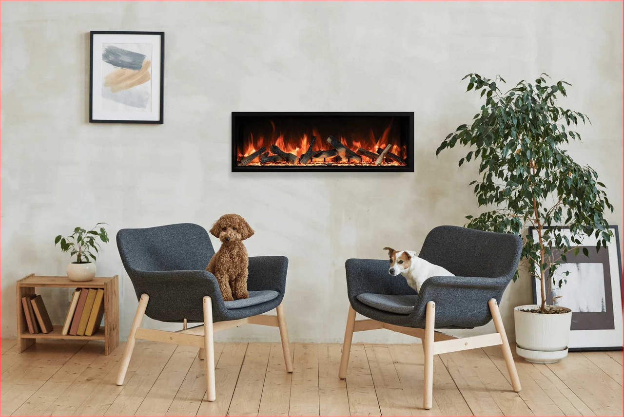 Amantii 60" Symmetry Xtra Tall Bespoke Electric Fireplace SYM-60-XT-BESPOKE