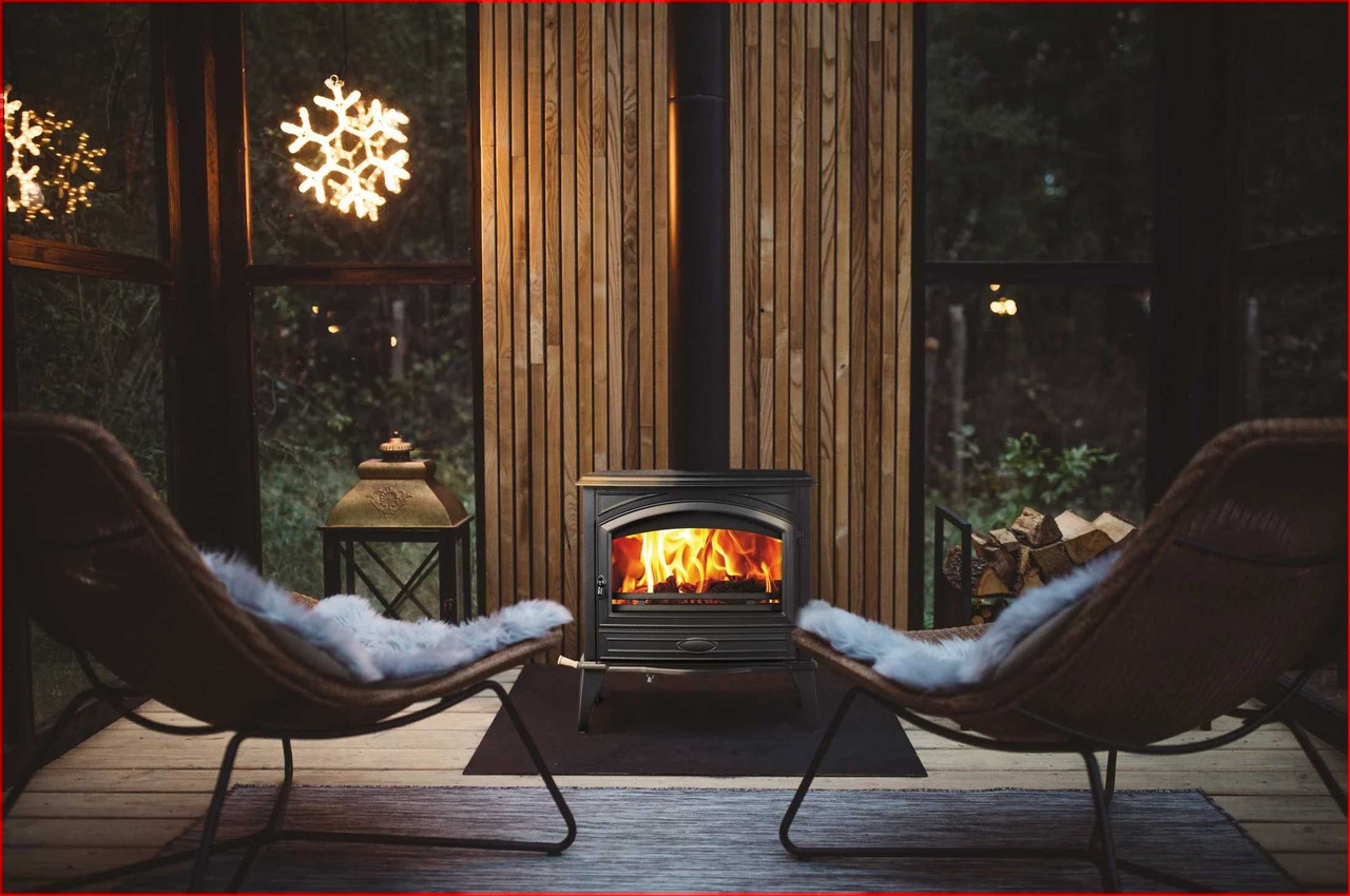 Sierra Flame Lynwood Cast Iron Wood Burning Stove Lynwood-W76