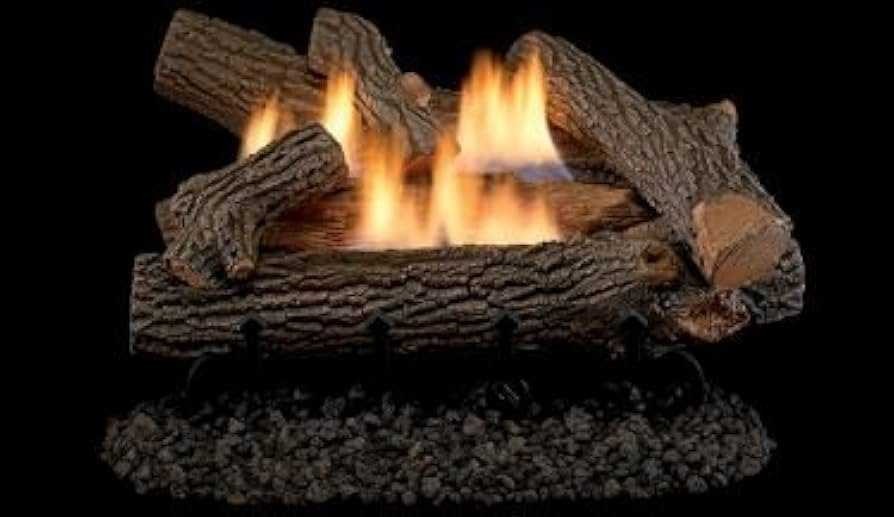 Superior 18" Crescent Hill Logs, Concrete LVD18CH