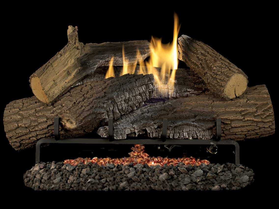Superior 30" Rugged Stack Logs, Concrete LTF30RS