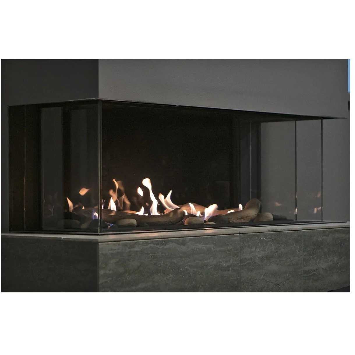 Sierra Flame Toscana 58" 3-Sided Direct Vent Fireplace TOSCANA-58
