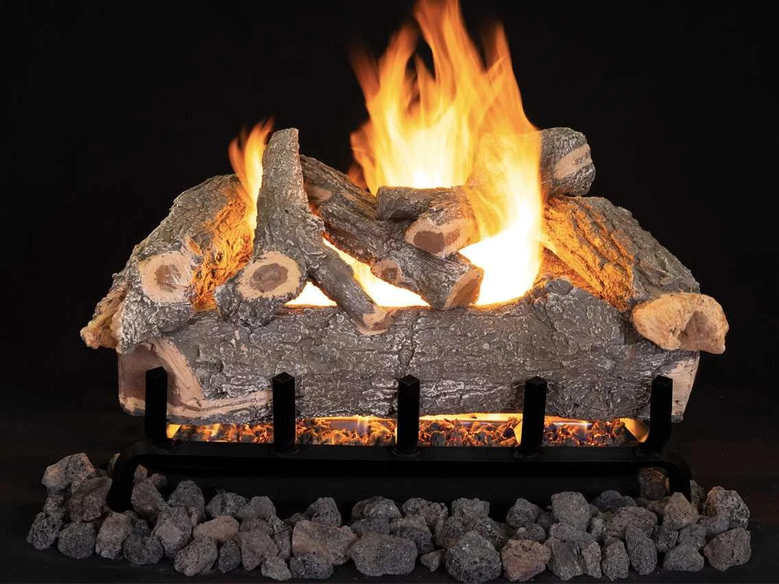 Superior 24" Smoky Weathered Oak Direct Vent 7 piece Log Set smokyweathered24