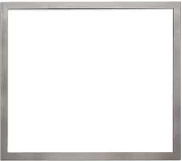 Empire Hearth 36" Brushed Nickel 1.5" Beveled Frame DF362CNB