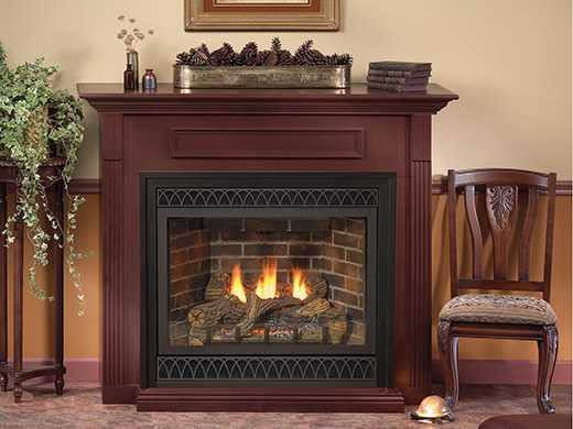 Empire Hearth 48" Tahoe Deluxe Direct Vent Zero Clearance Traditional Fireplace DVD48FP