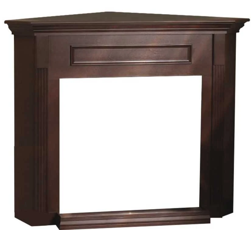 Empire Hearth Oak Corner Cabinet with Base (Fits 32" Fireplace) EMBC1SO