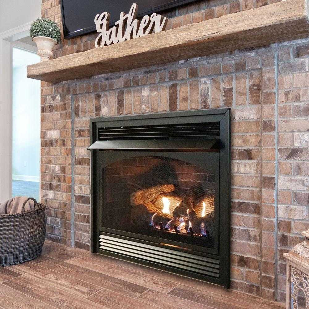 Empire Hearth 26" Vail Deluxe Vent-Free Fireplace with Contour Burner VFD26FP