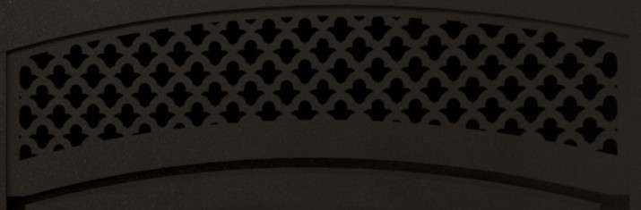 Valcourt Black Arabesque Style Louver Kit VA10L02