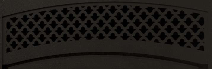 Valcourt Black Arabesque Style Louver Kit VA15L07