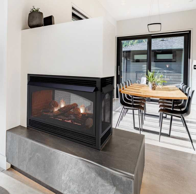 Empire Hearth 36" Vail Premium Vent-Free Peninsula Firebox VFP36PP32E