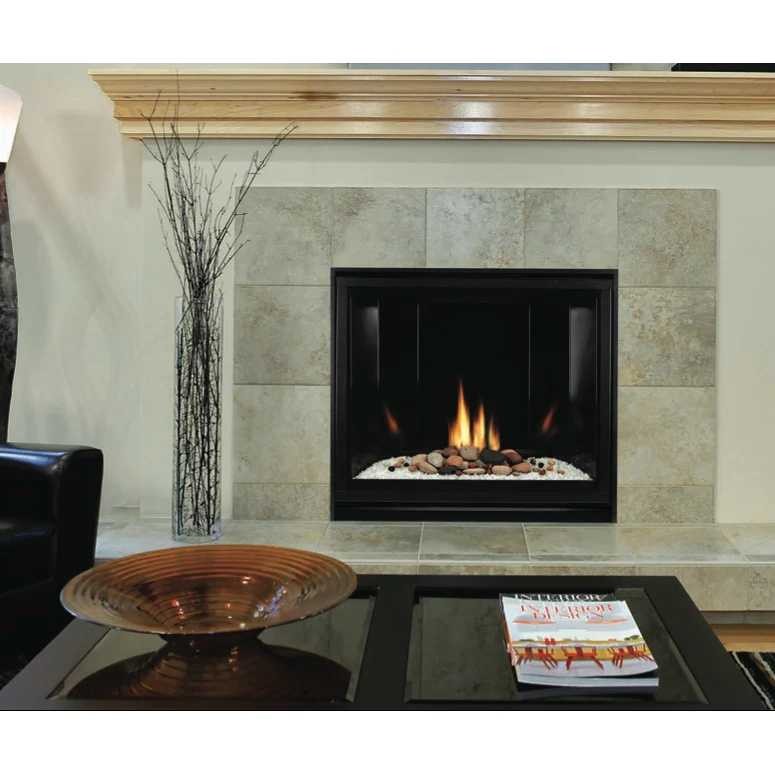 Empire Hearth 36" Clean Face Direct Vent Contemporary Traditional Fireplace DVCC36B