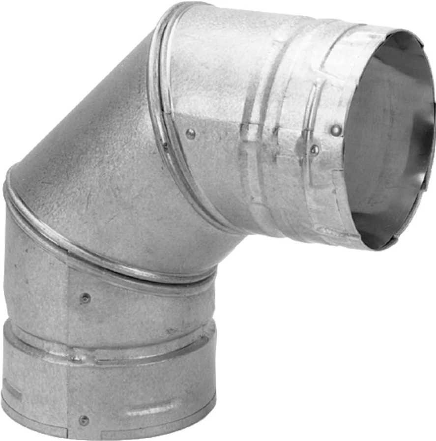 DuraVent 3" Galvalume Pellet Stove 90° Elbow 3PVPE90
