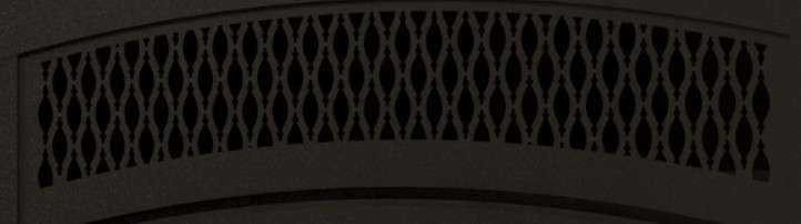 Valcourt Lafayette Arched Black Classic Style Louvers VA10L06