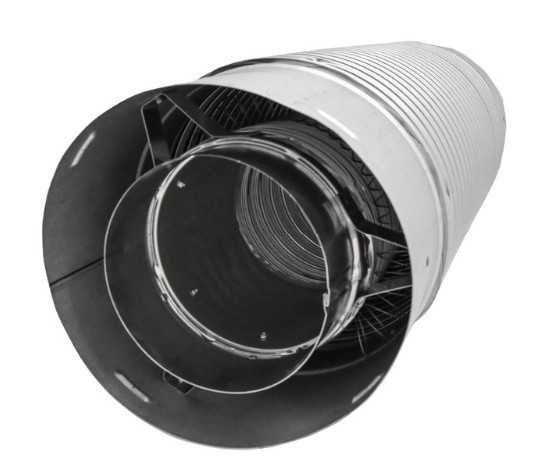 Duravent 5"/8" Double Wall 36" Concentric Flex Galvalume Vent 58DVA-36FF