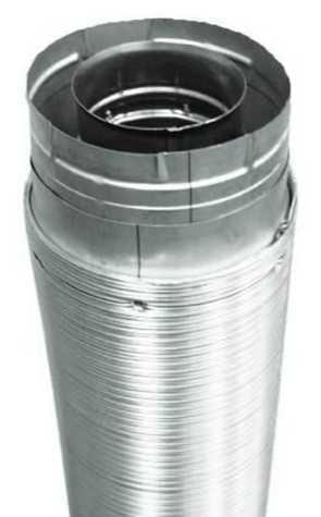 Duravent 5"/8" Double Wall 120" Concentric Flex Galvalume Vent 58DVA-120FF