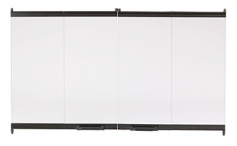HHT Original bi-fold glass doors with black trim DM1036